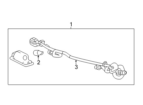 2016 Cadillac CTS Bulbs Diagram