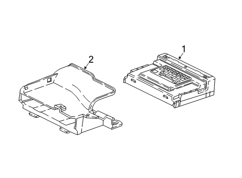 2022 Cadillac XT4 Electrical Components Diagram 2 - Thumbnail