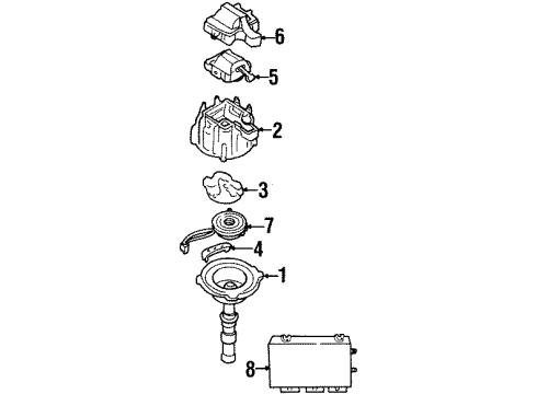 1995 Cadillac DeVille Distributor Diagram