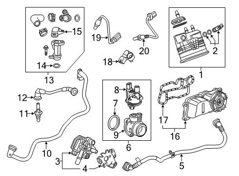 2024 Cadillac XT4 Emission Components Diagram