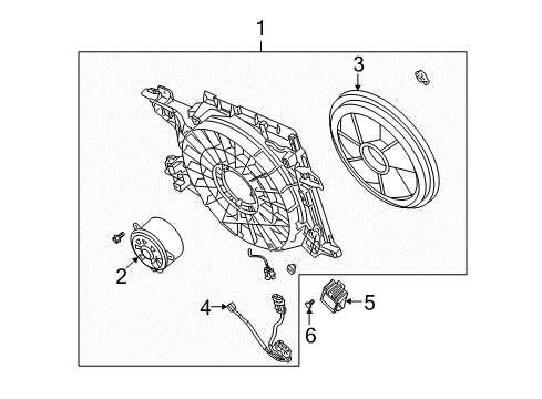 2008 Chevy Corvette Cooling System, Radiator, Water Pump, Cooling Fan Diagram
