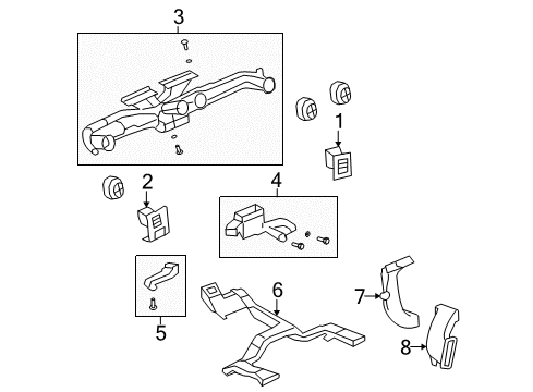 2009 Hummer H2 Ducts Diagram