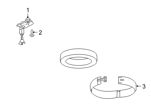 2012 Chevy Traverse Spare Tire Carrier Diagram
