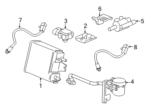 2008 Hummer H3 Powertrain Control Diagram