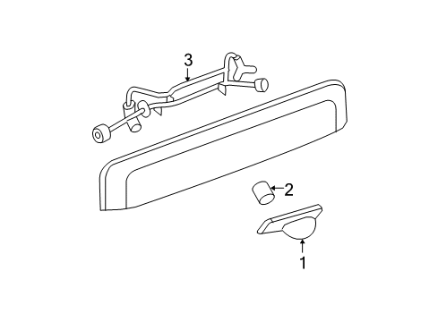 2008 Cadillac Escalade ESV License Lamps Diagram
