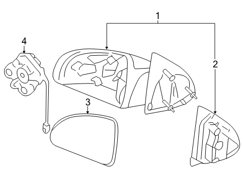 2009 Chevy Cobalt Mirrors Diagram