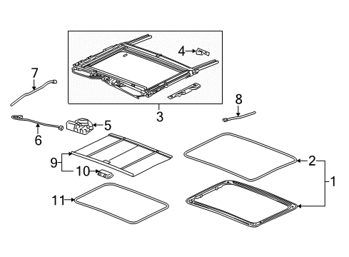 2007 Buick LaCrosse Sunroof Diagram