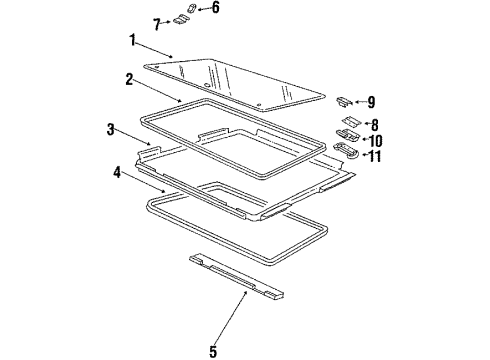 1987 Chevy Celebrity Lock Diagram for 20601055