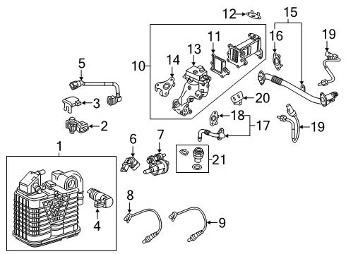 2018 Chevy Malibu EGR System Diagram