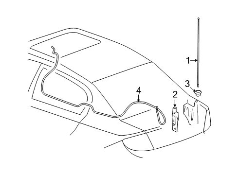 2007 Pontiac G5 Antenna & Radio Diagram