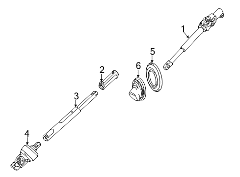 2016 Cadillac CTS Lower Steering Column Diagram