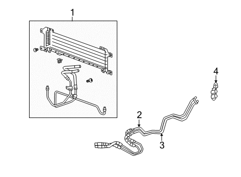 2004 Cadillac SRX Trans Oil Cooler Diagram 2 - Thumbnail