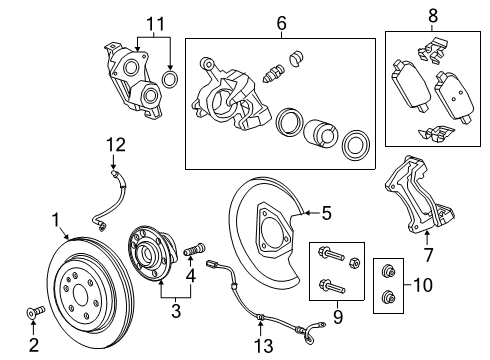 2021 Chevy Blazer Rear Brakes Diagram