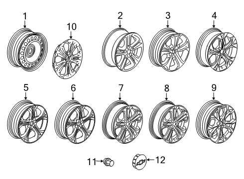 2019 Chevy Cruze Wheels Diagram