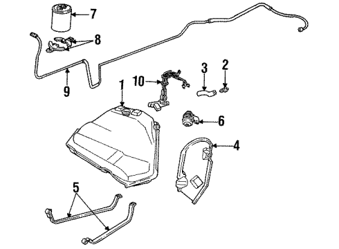 1986 Buick Century Fuel Supply Diagram