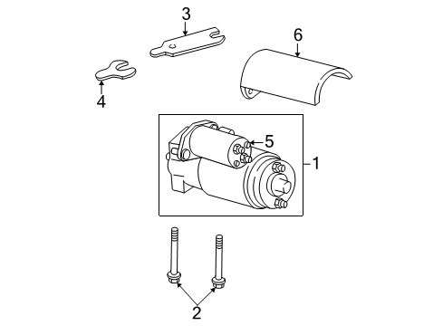 1995 GMC C2500 Starter Diagram