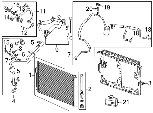 2015 Cadillac ELR Air Conditioner Diagram