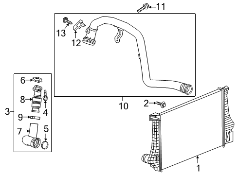 2019 Chevy Traverse Intercooler Diagram