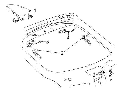 2018 Buick Regal Sportback Antenna & Radio Diagram