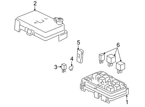 2007 Pontiac G5 Electrical Components Diagram