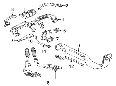 2018 Chevy Malibu Ducts Diagram