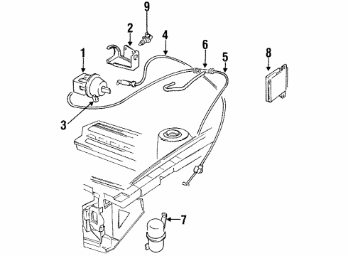 1992 Pontiac Grand Am Cruise Control System Diagram