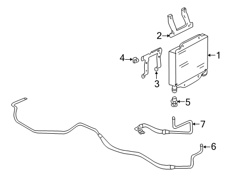 1997 GMC C1500 Trans Oil Cooler Diagram