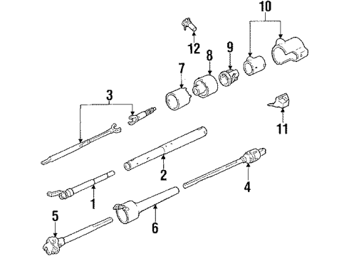 1990 Chevy S10 Ignition Lock, Electrical Diagram 2 - Thumbnail