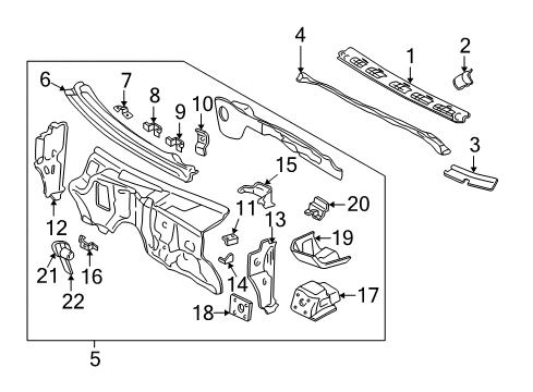 1994 Chevy S10 Dash Panel Diagram for 12543572