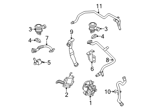 A.I.R. Pump Diagram for 55560133