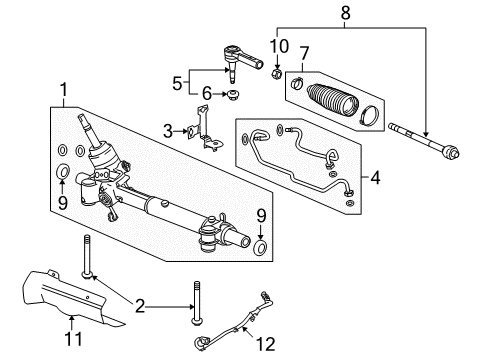 2012 Buick LaCrosse Pipe Kit Diagram for 13271034