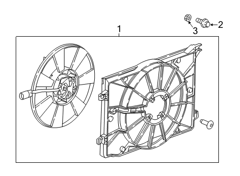 2019 Chevy Bolt EV Cooling System, Radiator, Water Pump, Cooling Fan Diagram