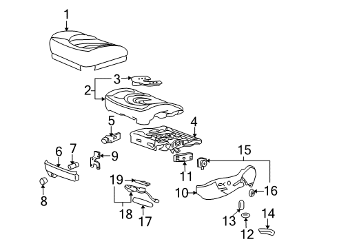 2011 Buick Lucerne Lumbar Control Seats Diagram