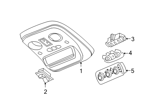 2003 Cadillac Escalade ESV Heater Control Diagram for 15112021