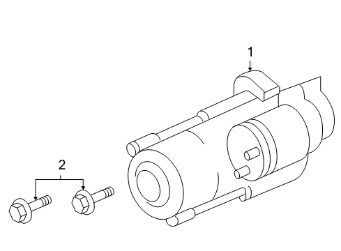 2007 Cadillac DTS Starter Diagram