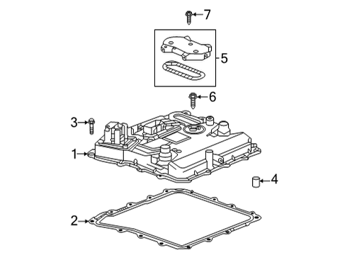 2023 GMC Hummer EV Pickup Filter Diagram for 24046946
