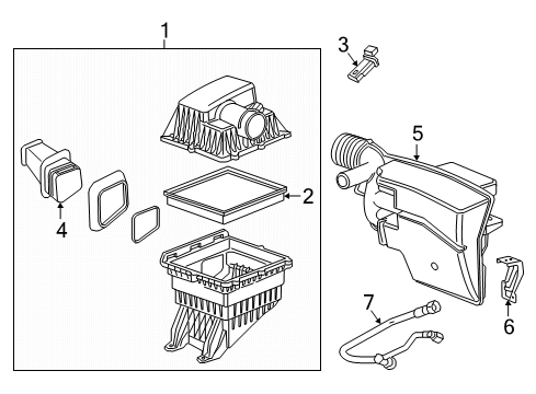 2015 GMC Canyon Air Intake Diagram