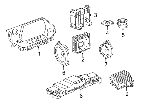 2021 Chevy Blazer Sound System Diagram