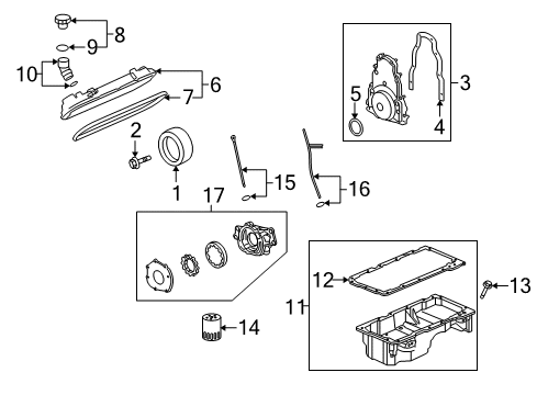 2005 Pontiac GTO Fuel Filter Diagram for 92075337