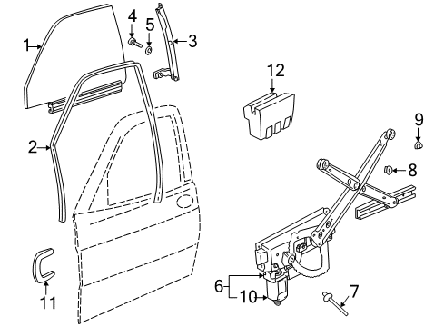 Nut, Multi Portion Fuel Injection Throttle Body Diagram for 11900439