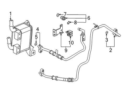 2024 Chevy Trailblazer Trans Oil Cooler Diagram 2 - Thumbnail