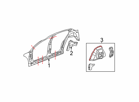 2000 Buick LeSabre Uniside Diagram