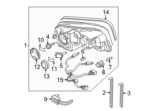 Stud, Transmission Parking Lock Diagram for 8678122