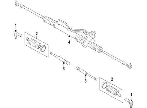 2015 Chevy Spark Steering Column & Wheel, Steering Gear & Linkage Diagram 4 - Thumbnail
