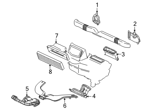 2007 Saturn Vue Blower Motor & Fan, Air Condition Diagram 4 - Thumbnail