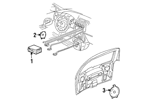 2002 Oldsmobile Silhouette Sound System Diagram
