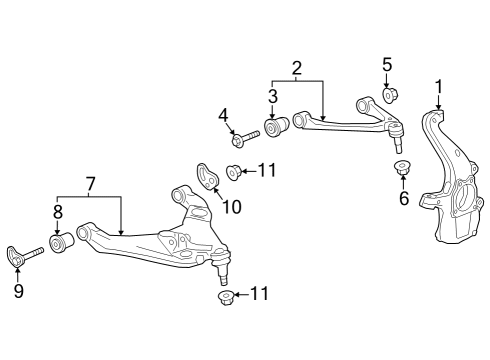 2023 Chevy Colorado Dust Shield Diagram for 84601546