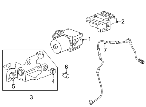 2005 Chevy SSR Anti-Lock Brakes Diagram