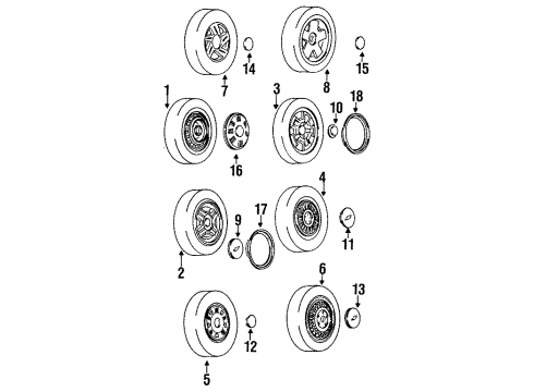1991 Chevy Beretta Wheels Diagram