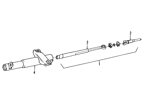 1988 Buick Skyhawk Steering Column & Wheel Diagram